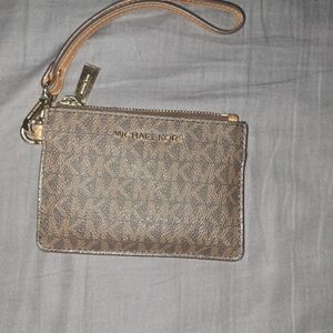 Michael Kors Brown Wristlet